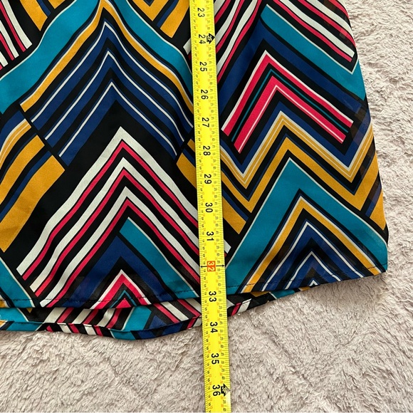 City Triangles Zigzag Print Dress Women’s Size M - Picture 6 of 8